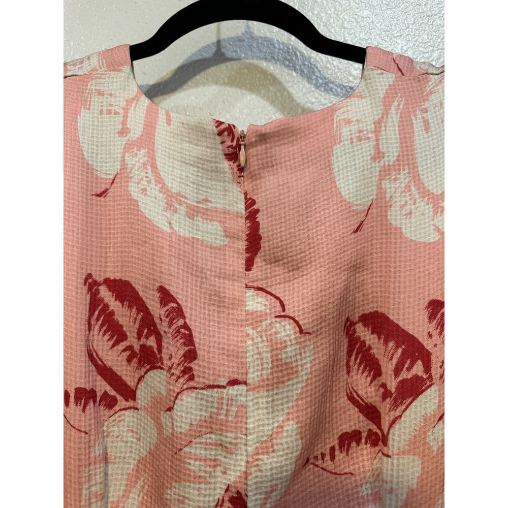 by TIMO $527 Vintage Rose Floral Ruffle Maxi Dress Size L - Picture 6 of 12